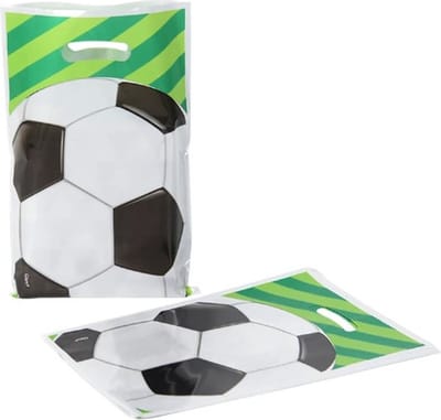 Go Go Gadget - Voetbal Uitdeelzakjes - Traktatie & Uitdeelcadeau Zakjes - Kinderfeestje - Snoepzakjes - 1 set van 10 stuks