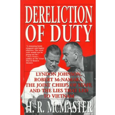 Dereliction Of Duty - McMaster, H. R.