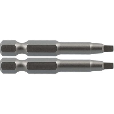 Labor schroefbit Vierkant 2x50mm (2 Stuks)