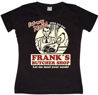 Hybris Dames Frank's Butcher Shop Girly T-shirt SH-5-10907-H3-5