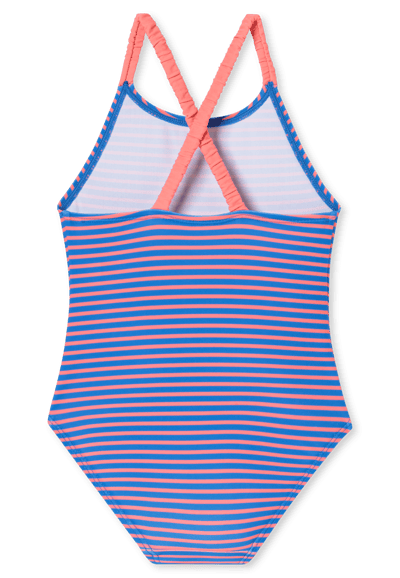 Badpak gebreide stof LSF40+ strepen aqarium - Aqua 92