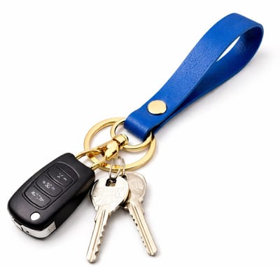 Luxe Dames Sleutelhanger I Sleutelhouder I Autosleutelhanger I Moderne Stijl I Met Dubbele Sleutelringen I Blauw