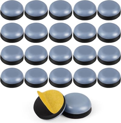 Stoelschuifregelaars - Meubelglijders Tapijt - Meubels Verplaatsen - Zelfklevend Teflon - 1/2 inch - Blauw