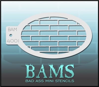 Bad Ass BAM stencil 4001