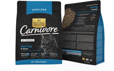 Natural Health graanvrij kattenvoer Adult Carnivore Fish & Beans 10 kg - Kat
