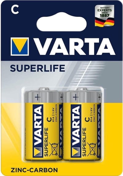 Varta Superlife C Wegwerpbatterij Zink - carbon - 15stuks