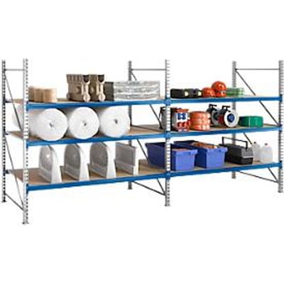 Stellingsysteem WR 600, basissectie, dwarssteun gegalvaniseerd, met 2 niveaus, 2200 x 1800 x 1050 mm