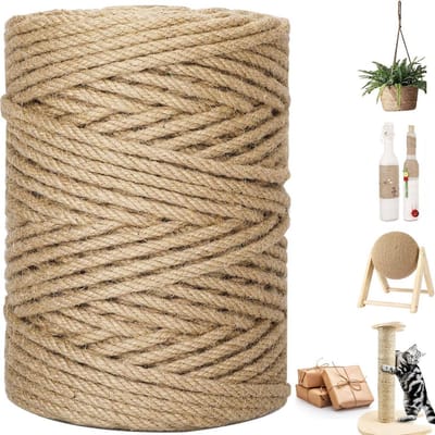 Jutetouw - gevlochten touw - 3 mm * 200 meter - handgevlochten touw - DIY handgemaakte cadeauverpakking