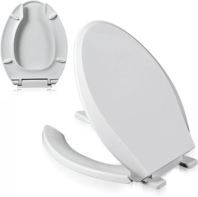 Toiletbril - WC Deksel - Comfortabel Gebruik - Softclose Mechanisme - 36 x 46 cm - Wit