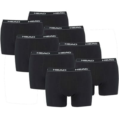 HEAD boxershort black 8-pack-S