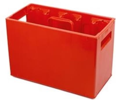 Bidonkrat (extra stevig) Oranje voor 10 bidons