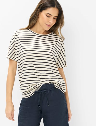 Brax Dames Shirt  Style CAELEN S navy, donkerblauw, maat 36