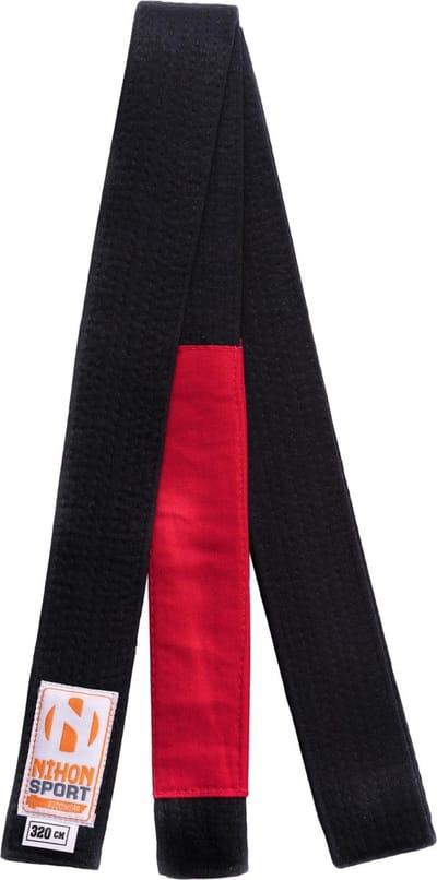 BJJ-banden Nihon voor volwassenen | Zwart (Maat: 320)