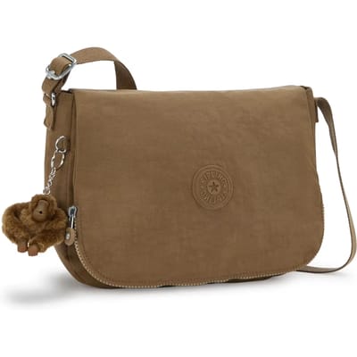 Kipling Basic Earthbeat Crossbody tas 30 cm - Dames - smooth khaki