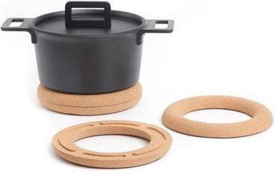 Amorim Cork Korko Selection Dupond & Dupont 2in1 Onderzetter - Voor Pannen - Ø20 cm - Kurk - Bruin