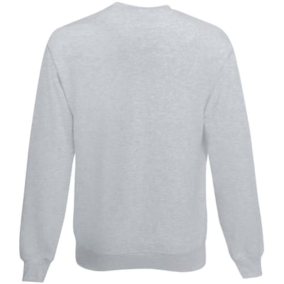 Fruit Of The Loom Heren Set-In Belcoro® garen Sweatshirt (Heather Grijs)