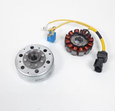 originele ontsteking rotor stator voor scooter aprilia 125 scarabeo 2003 tot 2006 58059r / 584694 nieuw