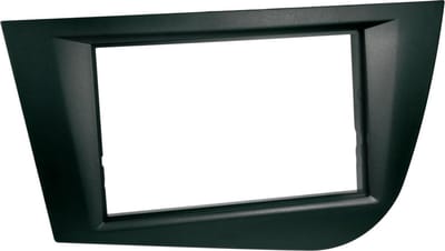 2-DIN Paneel geschikt voor Seat Leon (1P/ 1PN) 09/2005-03/2009 - Kleur: Zwart