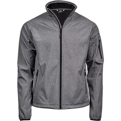 Tee Jays - MenÂ´s Lightweight Performance Softshell Jacket - Grey Melange maat M