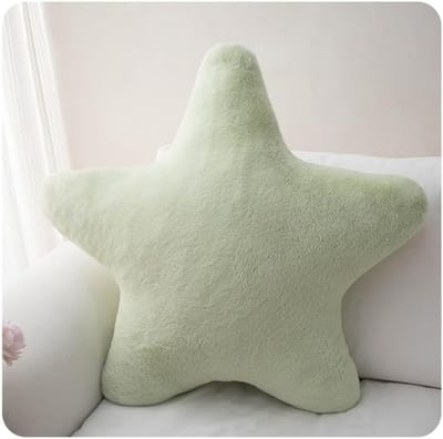 Zachte Stervormige Kussen voor Kinderen, Pluche Decoratieve Kussen voor Slaapkamer en Woonkamer, Comfortabel en Fluffy Kussen voor Kinderen