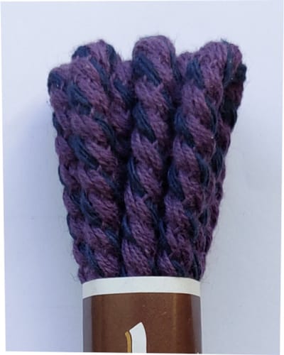 Tana Veter - Paars/Blauw - Meerkleurig - Rond - Koord Veters - Lengte 90 cm - Dikte 4,5 mm - Schoenveter