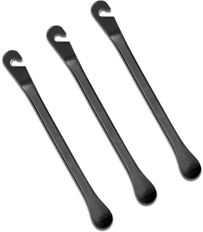 Dailygoods- Fietsbandhendel 3 Stuks - Fietsbandenwisselgereedschap - Sterk en Duurzaam - Gemakkelijk te Transporteren - Hoogwaardig Staal - Onmisbaar voor Fietsers - Bandenwisselgereedschap