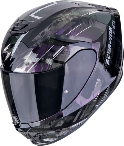 Scorpion Exo-391 Clutter black-chameleon - Integraalhelm - Maat XL - Motorhelm - ECE 22-06 gekeurd