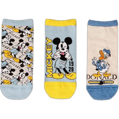 Damessokken Disney Mickey Donald (x6)