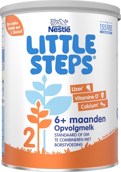 Nestlé Little Steps 2 - Flesvoeding 6+ maanden - 2x 800 gram - Babymelk - babyvoeding