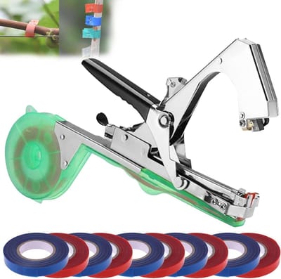 Plantenbindmachine - Tuinbindapparaat - Takken Snel Bevestigen - Verstelbaar & Compleet - 07 kg - Zwart