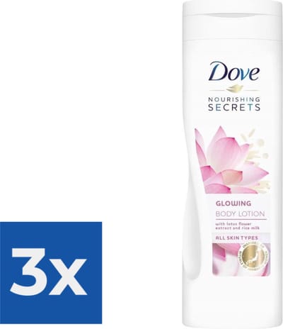 Dove Nourishing Secrets Glowing Ritual Bodylotion - 400 ml - Voordeelverpakking 3 stuks