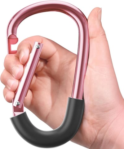Universele Kinderwagenhaken Zwaar Belastbaar - Grote Trolley Clips voor Tassen en Accessoires