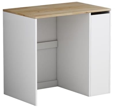 Wasmachinekast 93,5 x 60 cm - Modern Eiken Badkamermeubel met Opbergruimte