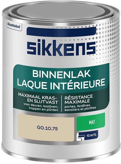 Sikkens - Binnenlak Mat - G0.10.75 - Mengverf - 750 Ml