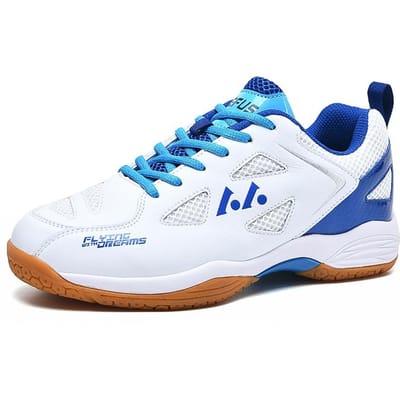 Heren Professionele Badmintonschoenen Koppel Tafeltennisschoenen Competitie Tennis Trainingssneakers Herensportschoenen Zapatillas 46 blue