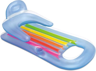 Opblaasbaar Luchtbed Stoel 160x85 cm - Comfortabel Relaxen op het Water