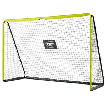 EXIT Tempo Stalen Voetbaldoel 300x200cm - Voetbal Goal - Voor Kinderen - Tuin - Groen/zwart