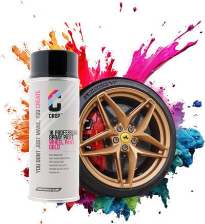 CROP Velgen Lak Goud spuitbus 400ml