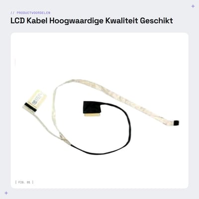 Dailygoods LCD Kabel - Hoogwaardige Kwaliteit - Geschikt voor HP ProBook 450 451 455 G5 - Type X8C - Artikelnummer DD0X8CLC311