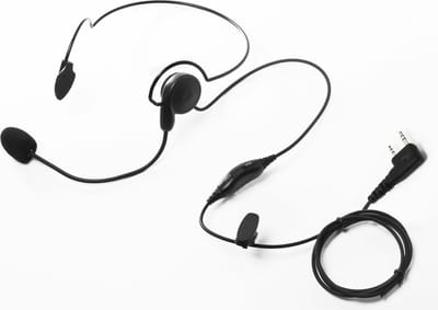JETFON HS2-02 headset met PTT/VOX voor portofoons met Kenwood aansluiting