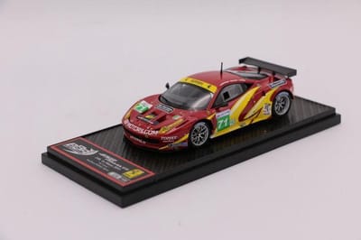 1:43 Diecast modelauto Ferrari 458 Italia GT2 AF Corse #71 24H LeMans 2011 100 stuks BBR Models