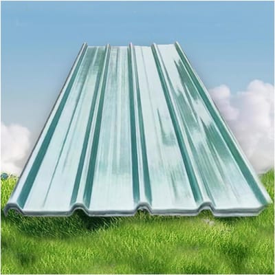 Dakplaten - Daglichtpanelen Glasvezel - Kassen Verlichten - UV-Ray Bescherming - 0.9x1.70m - Transparant