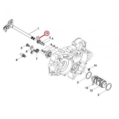 Ressort origine pour Scooter Gilera 50 GP Neuf
