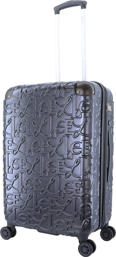 ELLE Harde Koffer / Trolley / Reiskoffer - 60 cm (Medium) - Alors - Antraciet - Antraciet / Medium