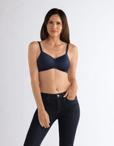 Amoena Mara Voorgevormde Prothese Bh Mara SBP Donkerblauw - maat EU 95F / FR 110F