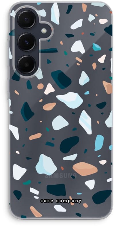 Case Company® - Hoesje geschikt voor Samsung Galaxy A55 hoesje - Terrazzo N°13 - Soft Cover Telefoonhoesje - Bescherming aan alle Kanten en Schermrand
