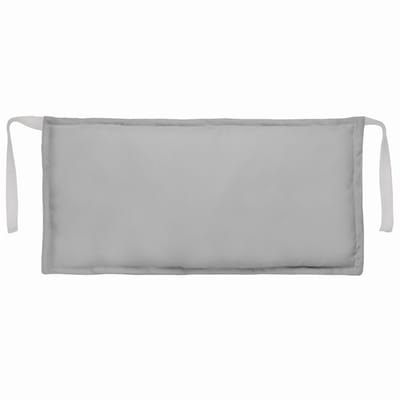 FEROCITY - Hoofdsteun voor houten ligstoelen - Comfortabel - Waterafstotend - 45 x 25 cm - Polyester - Grijs
