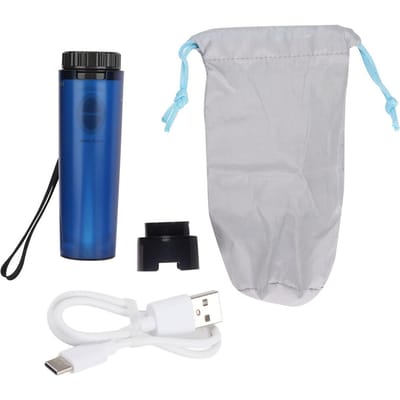 Draagbaar Siliconen Bidet Handheld Reis Elektrisch Vrouw Bidet Spuit (Blauw) blauw