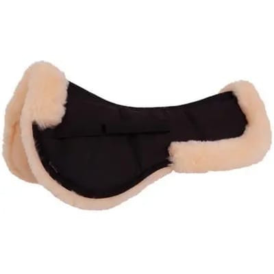 Anatomische schapenvacht zadelonderlegger voor paarden BR Equitation