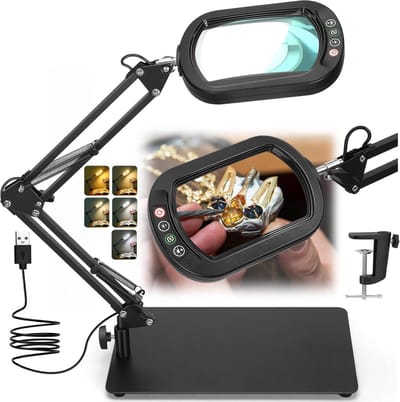 Vergrootglas met Verlichting - Loeplamp - Vergrootspiegel Led - Hobby
